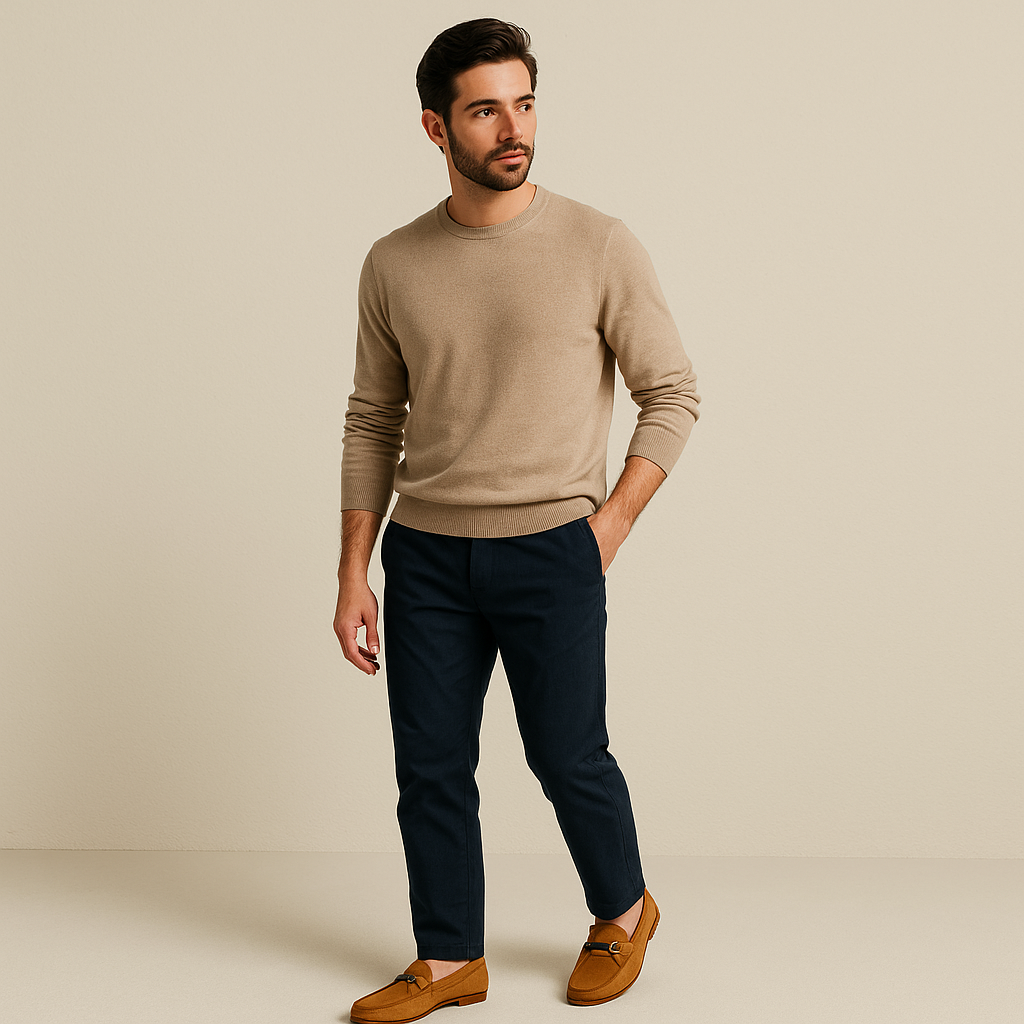 Rosa | Men's Suede Loafer Black Driver Shoe