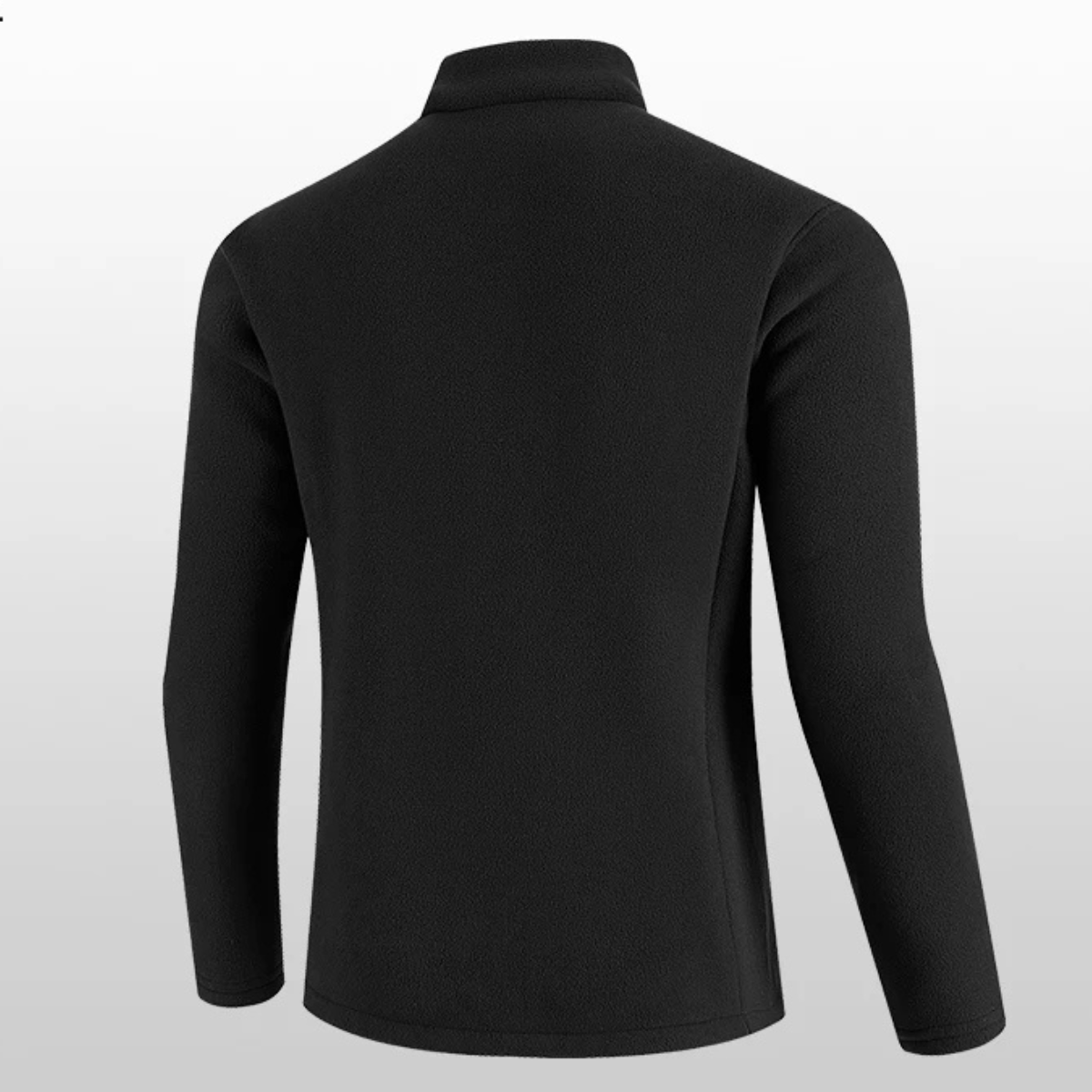 Blake | Men's Fleece Jacket Black Zip Up Thermal