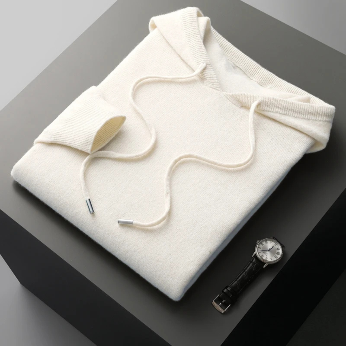 Ada | Men's Crew Neck Sweater Light Blue Knit