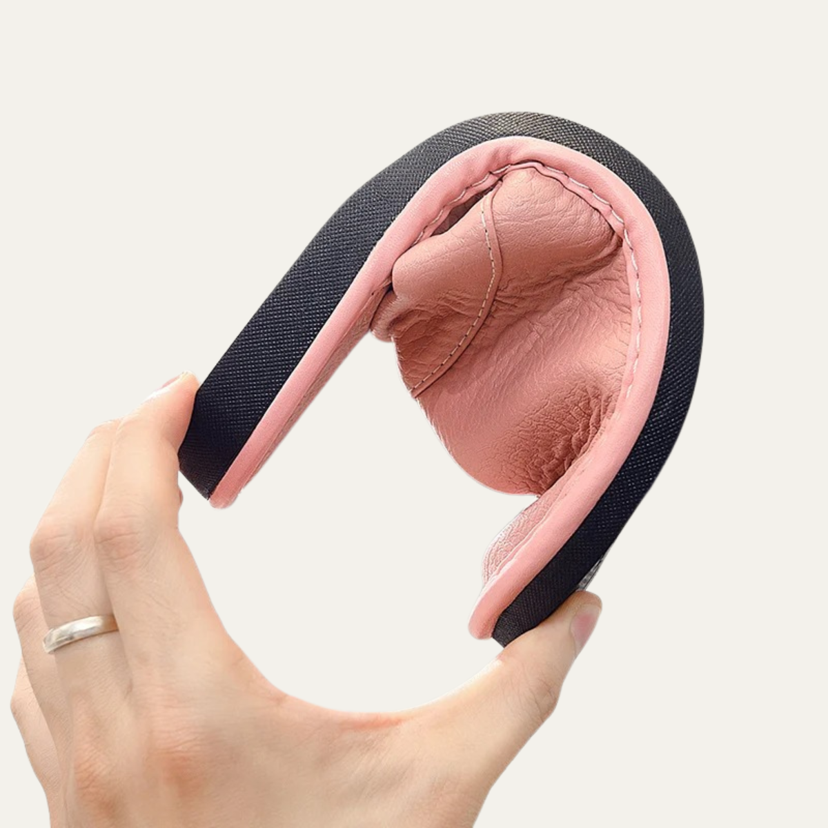Bram | Men's Leather Slippers Black