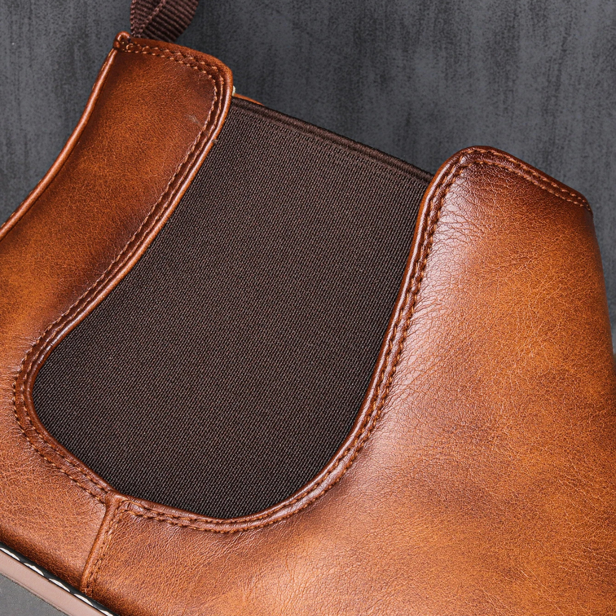 Bram | Men's Classic Leather Chelsea Boots Brown
