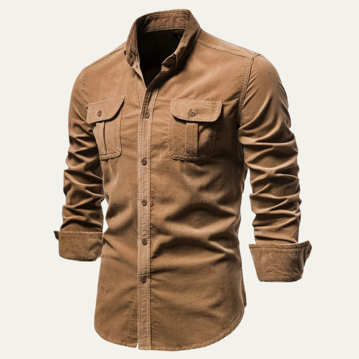 Axel | Men's Denim Shirt Light Blue Long Sleeve Pocket