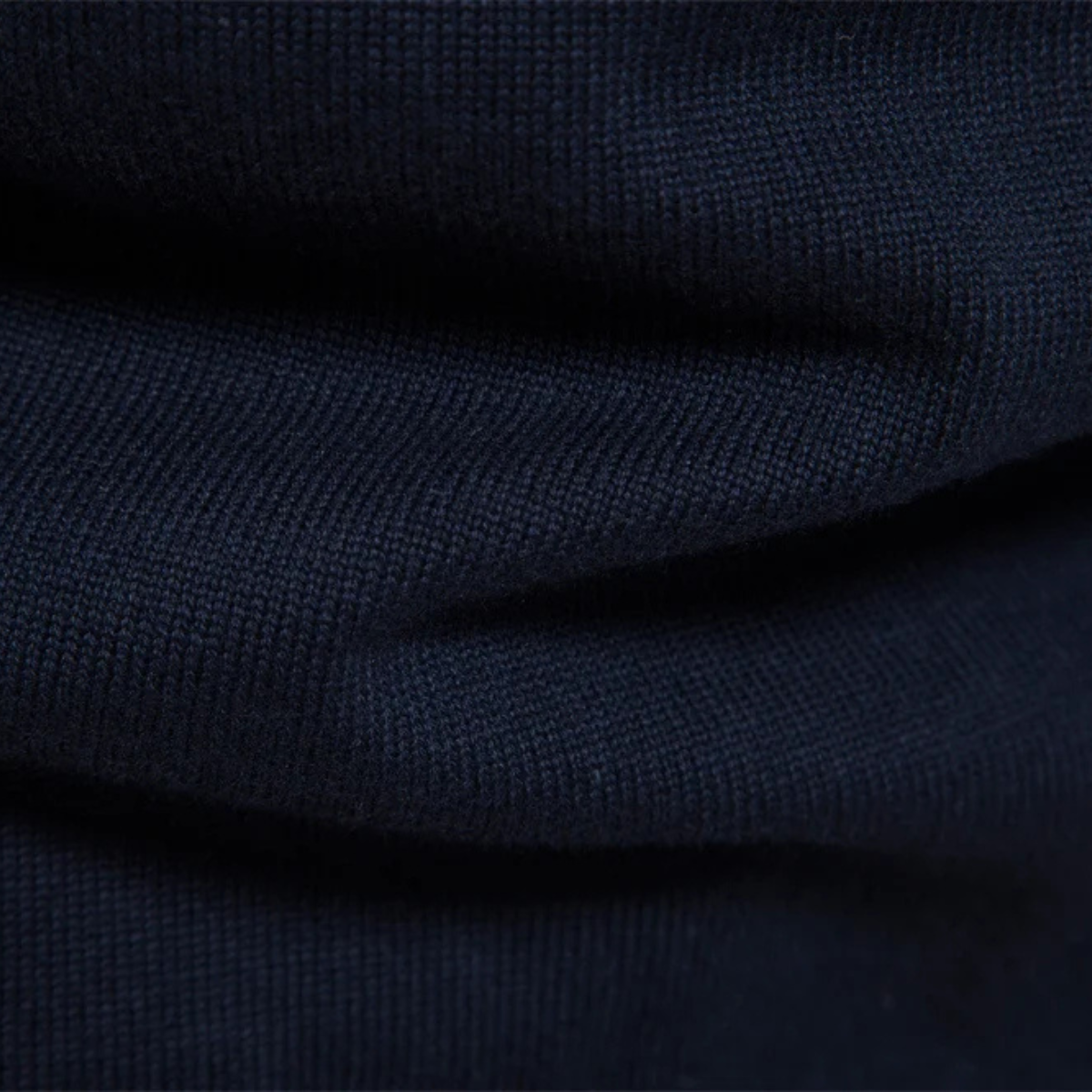 Beau | Men's Quarter Zip Sweater Navy Gray Burgundy Stripe