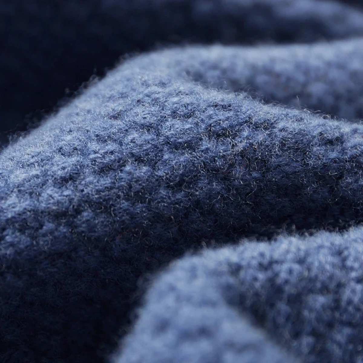 Bram | Men's Cable Knit Cardigan Navy Blue Shawl Collar