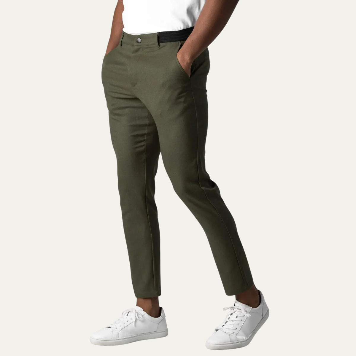 Kade | Men's Slim Fit Chinos Gray Casual Stretch