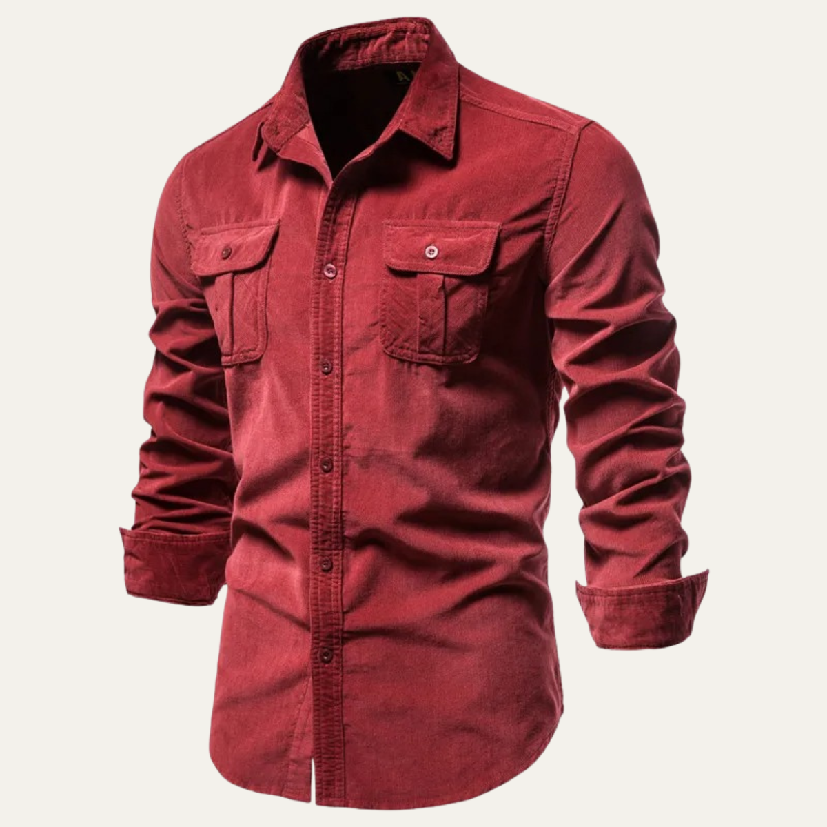Axel | Men's Denim Shirt Light Blue Long Sleeve Pocket