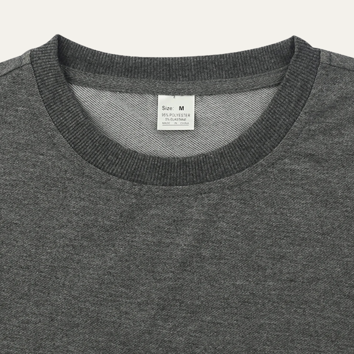 Lars | Men's Sweatsuit Gray Striped Short Sleeve