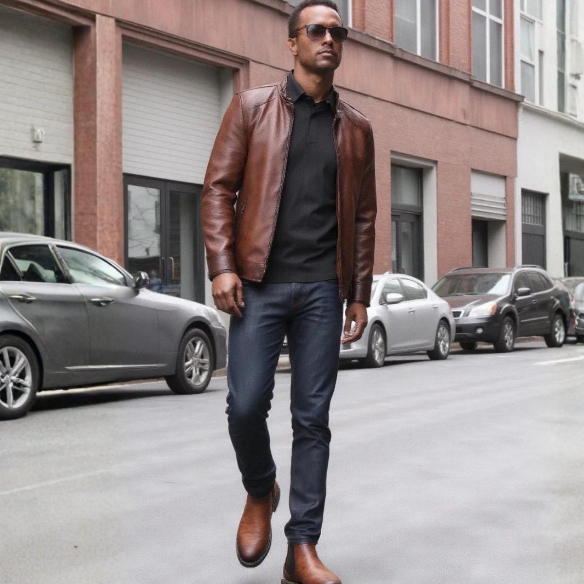 Bram | Men's Classic Leather Chelsea Boots Brown