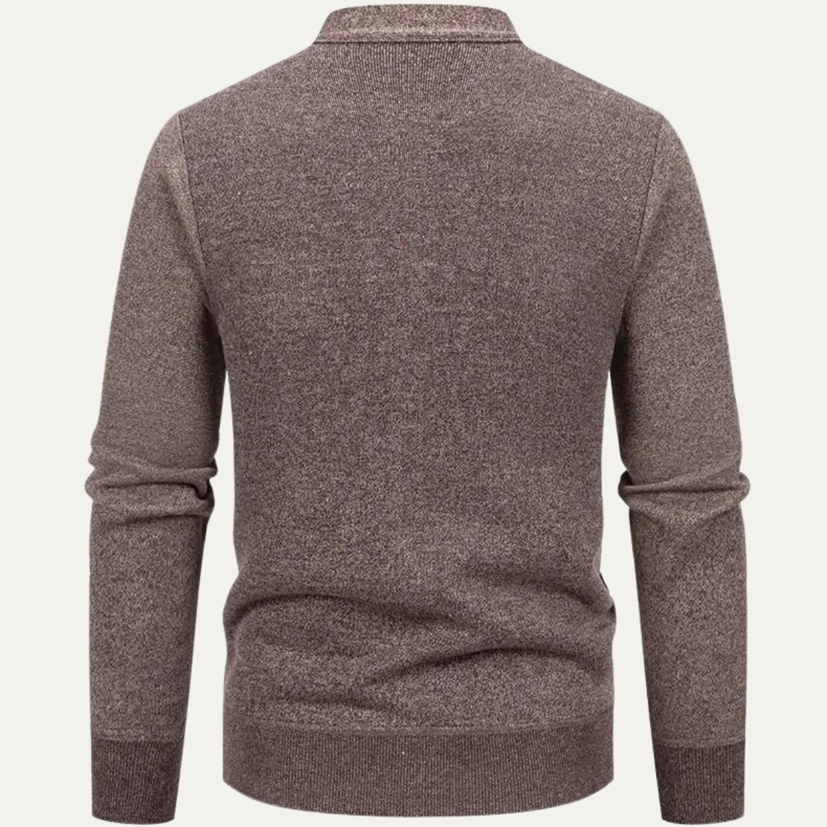 Axel | Men's Casual Cable Knit Cardigan Burgundy Button Up