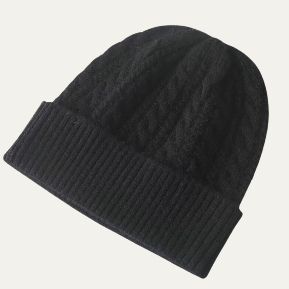 Arlo | Men's Cable Knit Beanie Gray Warm Winter Hat