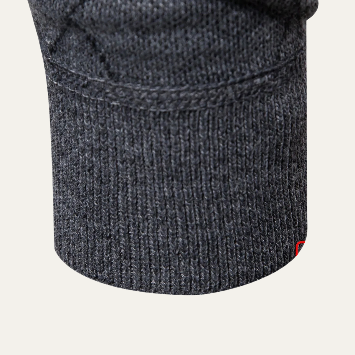 Rowan | Men's Quarter Zip Sweater Gray Diamond Quilted
