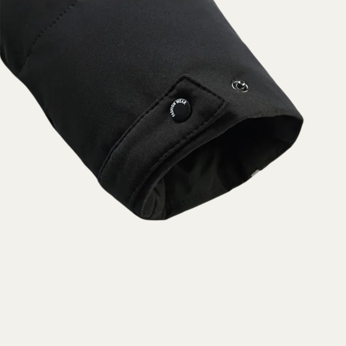 Knox | Men's Longline Puffer Coat Black Hood