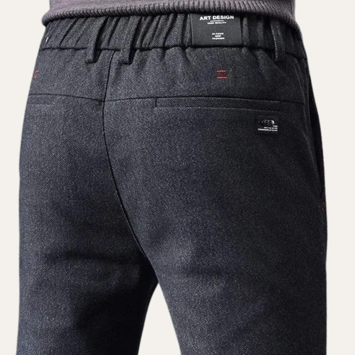 Lars | Men's Tailored Dress Pants Gray