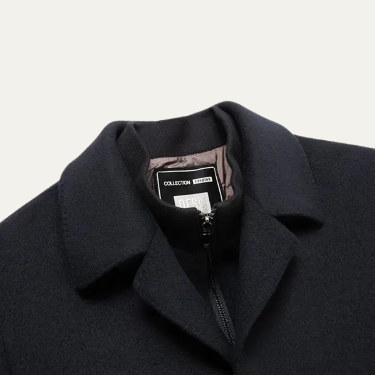 Axel | Men's Smart Casual Overcoat Black