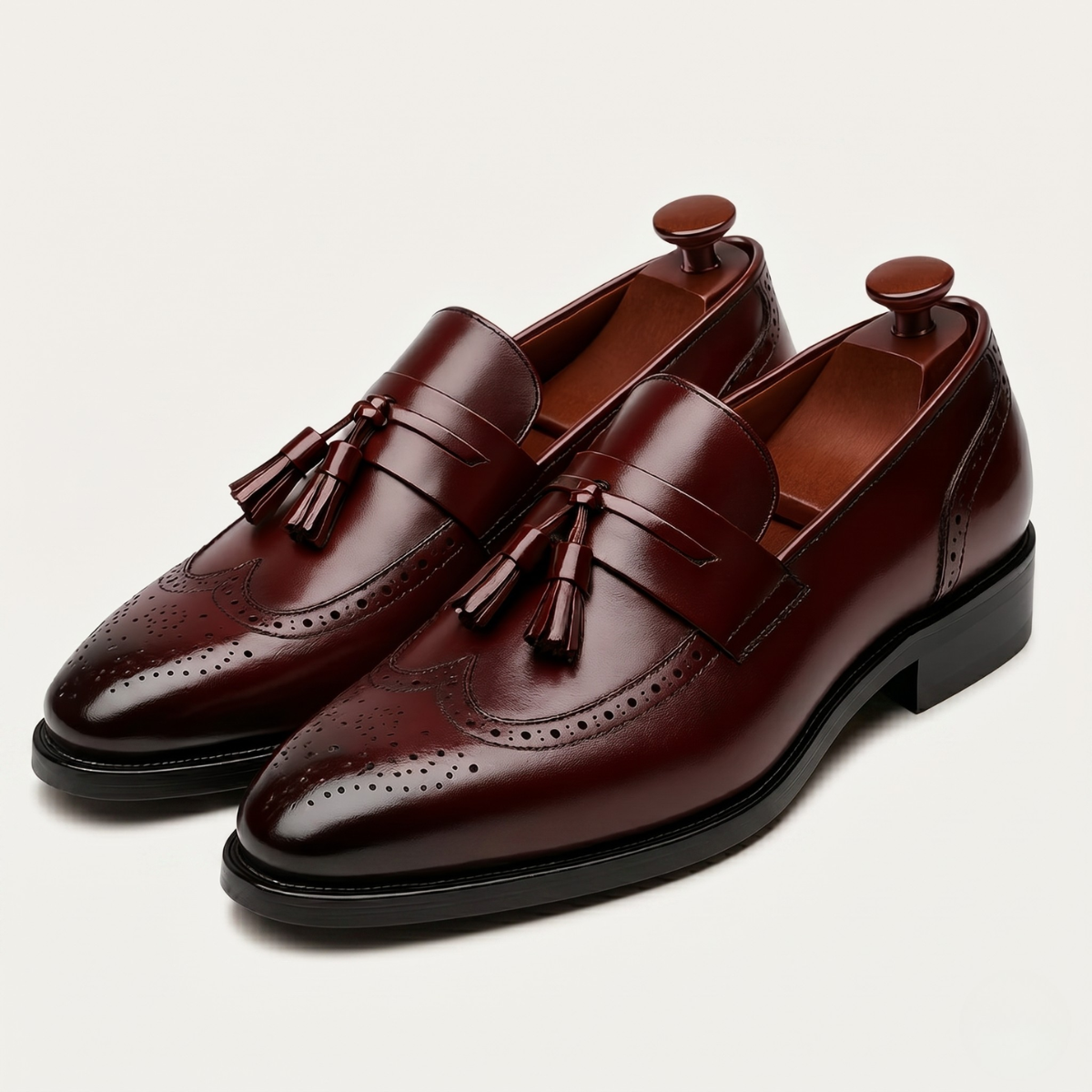 Dama Washington Viareggio men's leather tassel loafer - view 4
