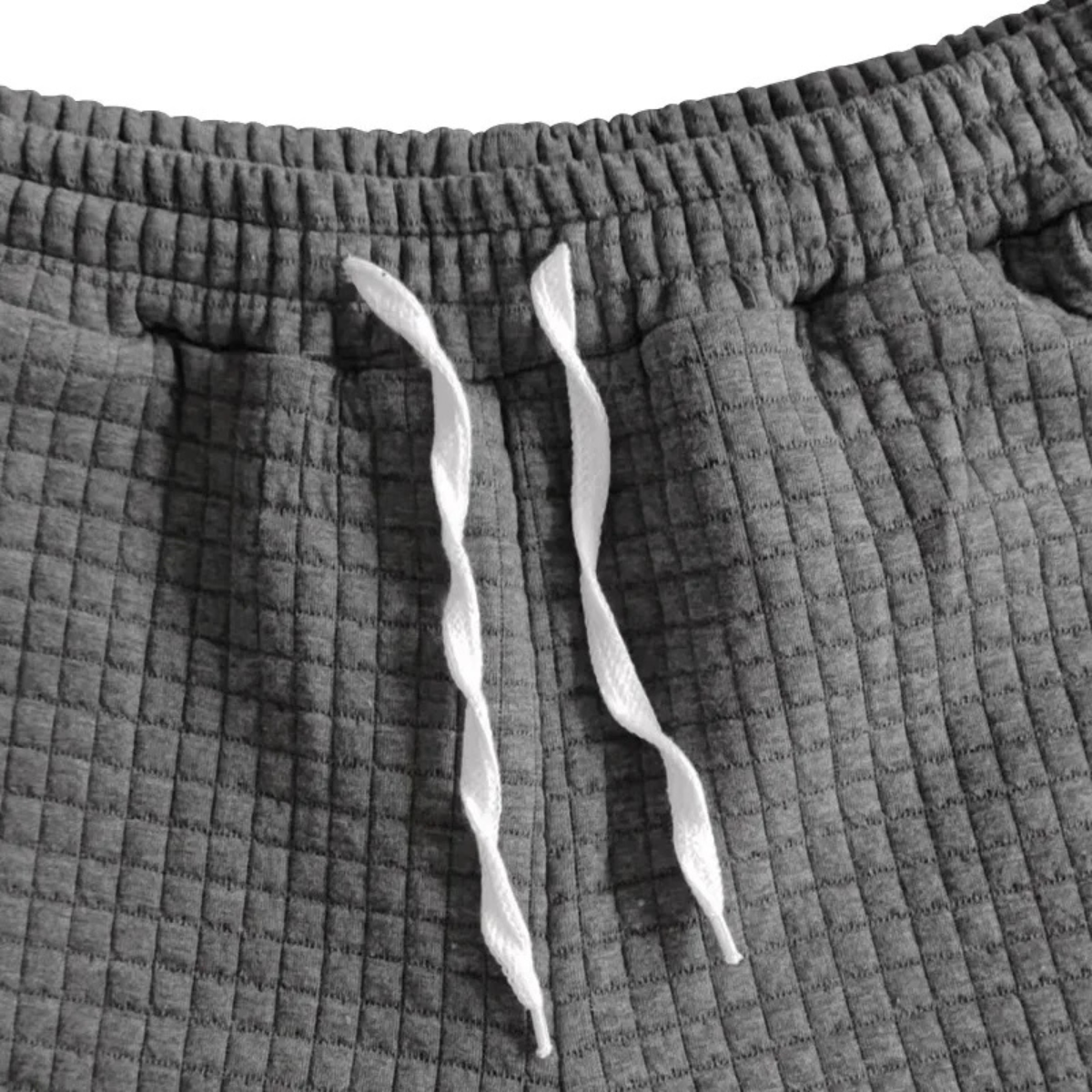 Sage | Men's Casual Waffle Knit Sweatsuit Gray
