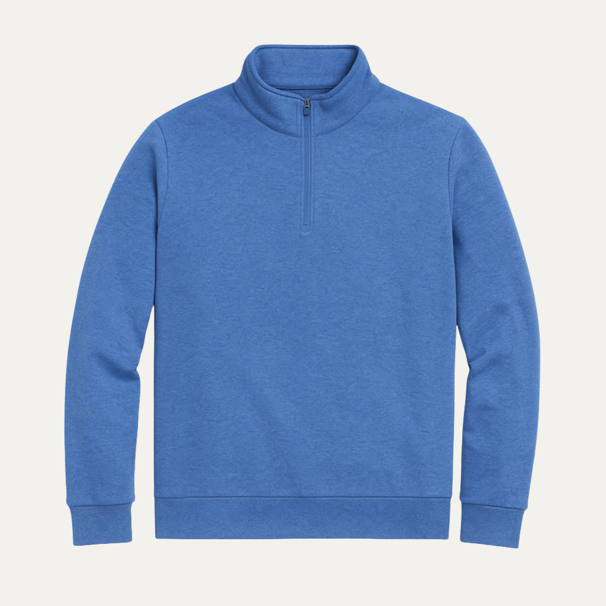 Callum | Men's Quarter Zip Sweater Light Blue