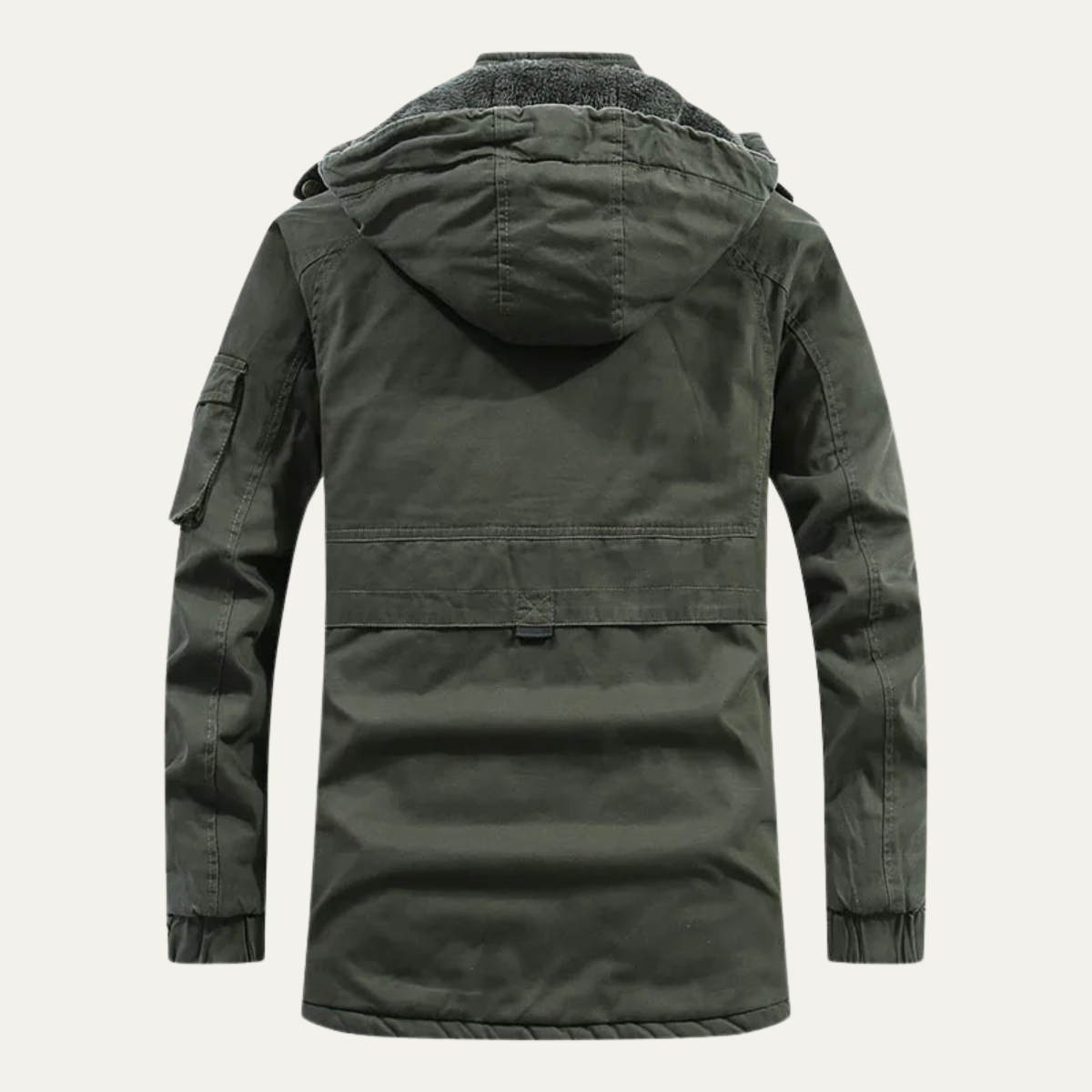 Vane | Men's Casual Hooded Puffer Jacket Olive