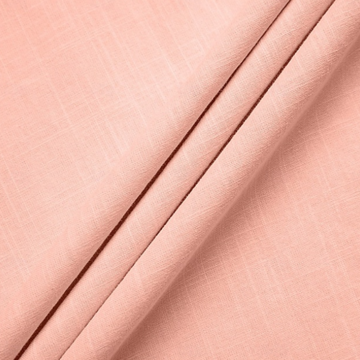 Bram | Men's Linen Button Up Shirt Pink Short Sleeve