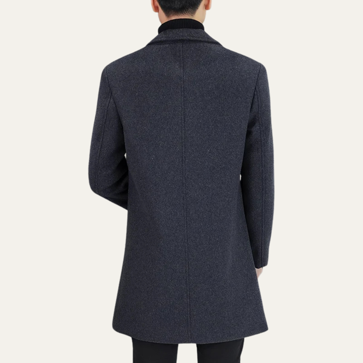 Voss | Men's Casual Wool Blazer Gray Long Tailored