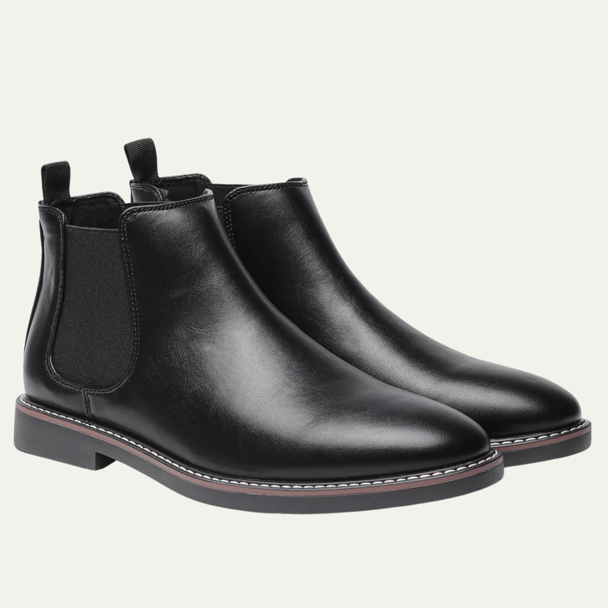 Leo | Men's Chelsea Ankle Boots Brown Suede Slip On