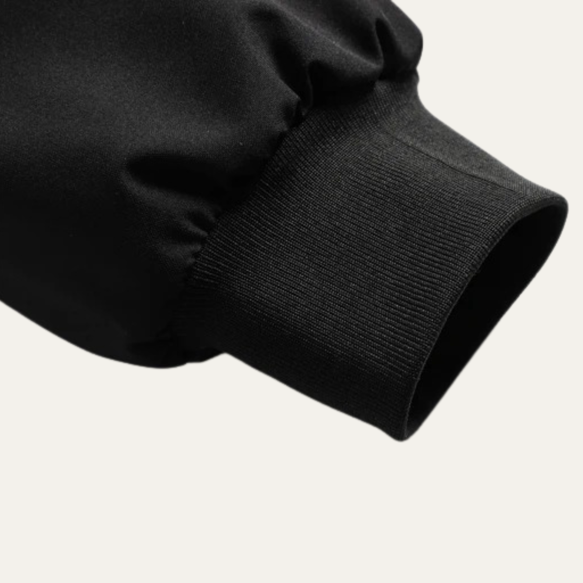 Ezra | Men's Puffer Jacket Black Hooded Quilted Winter Coat