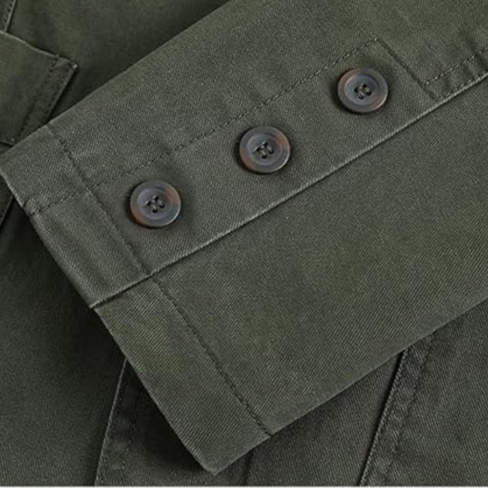 Voss | Men's Casual Lightweight Blazer Beige Cotton