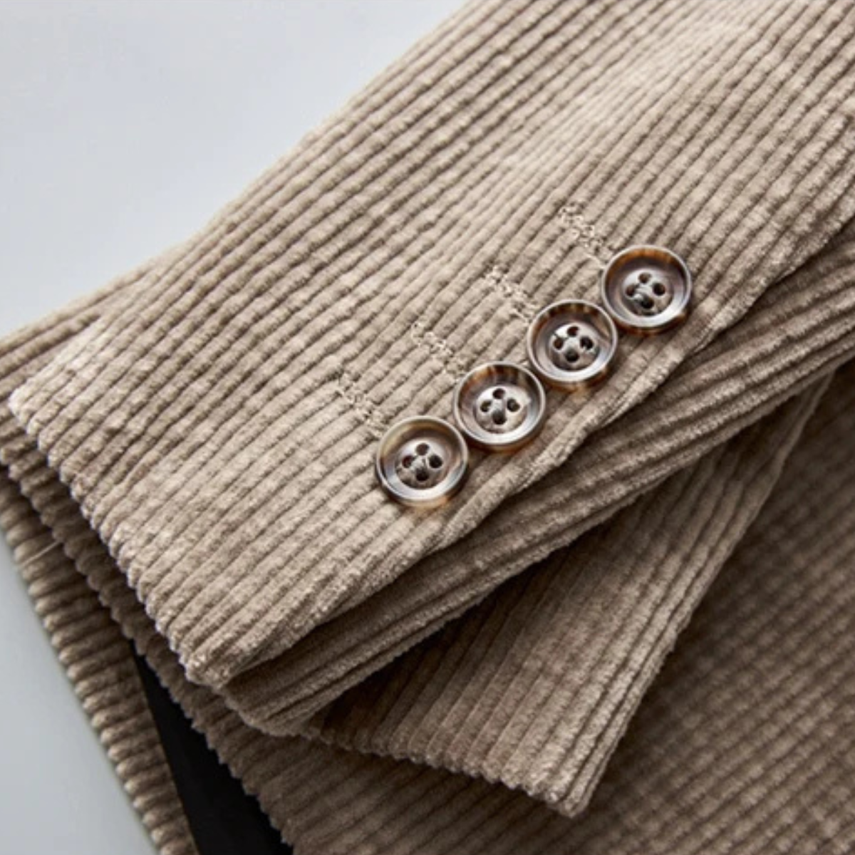 Beau | Men's Casual Corduroy Blazer Cream