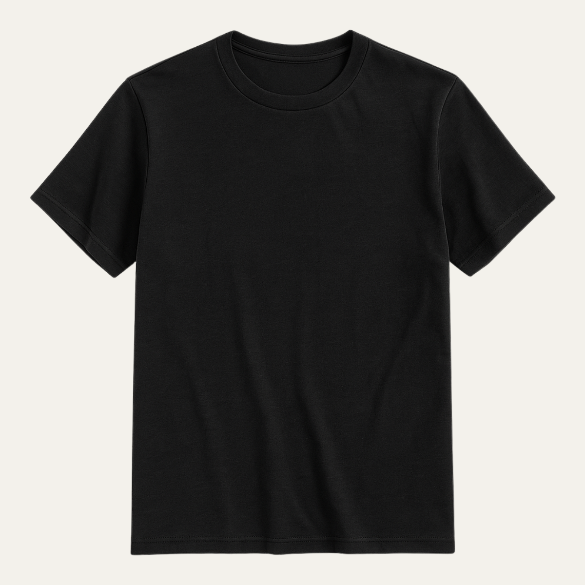 Axel | Men's Casual Crew Neck T Shirt Black