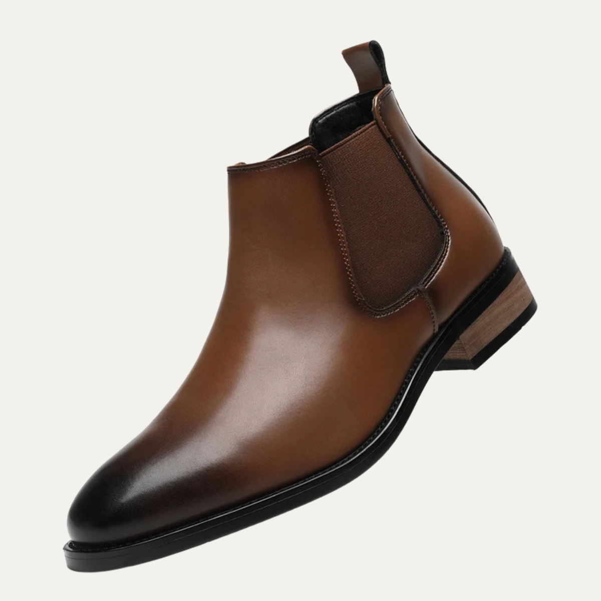 Axel | Men's Smart Leather Chelsea Boots Black