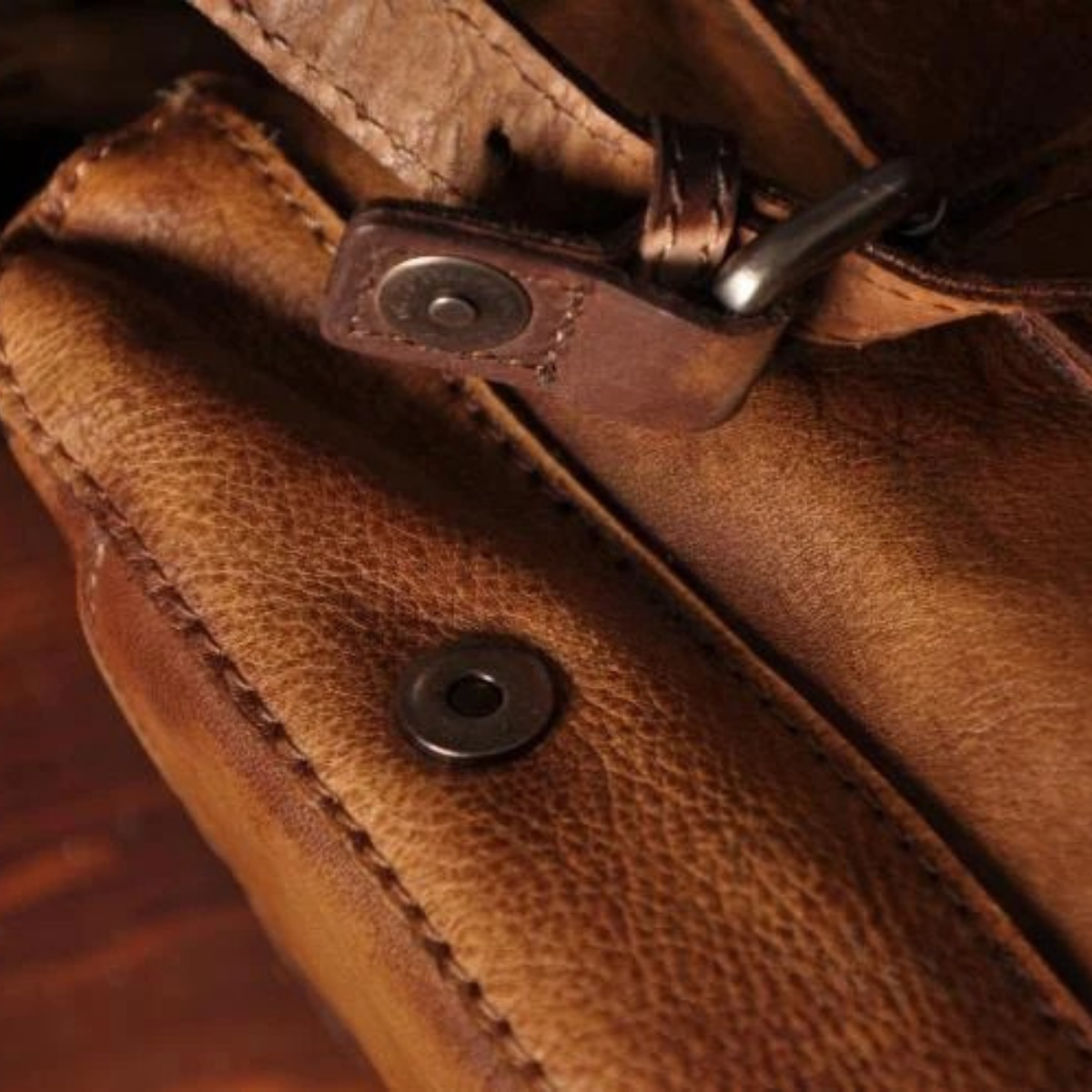 Dama Washington Cahors vintage leather crossbody bag - view 17