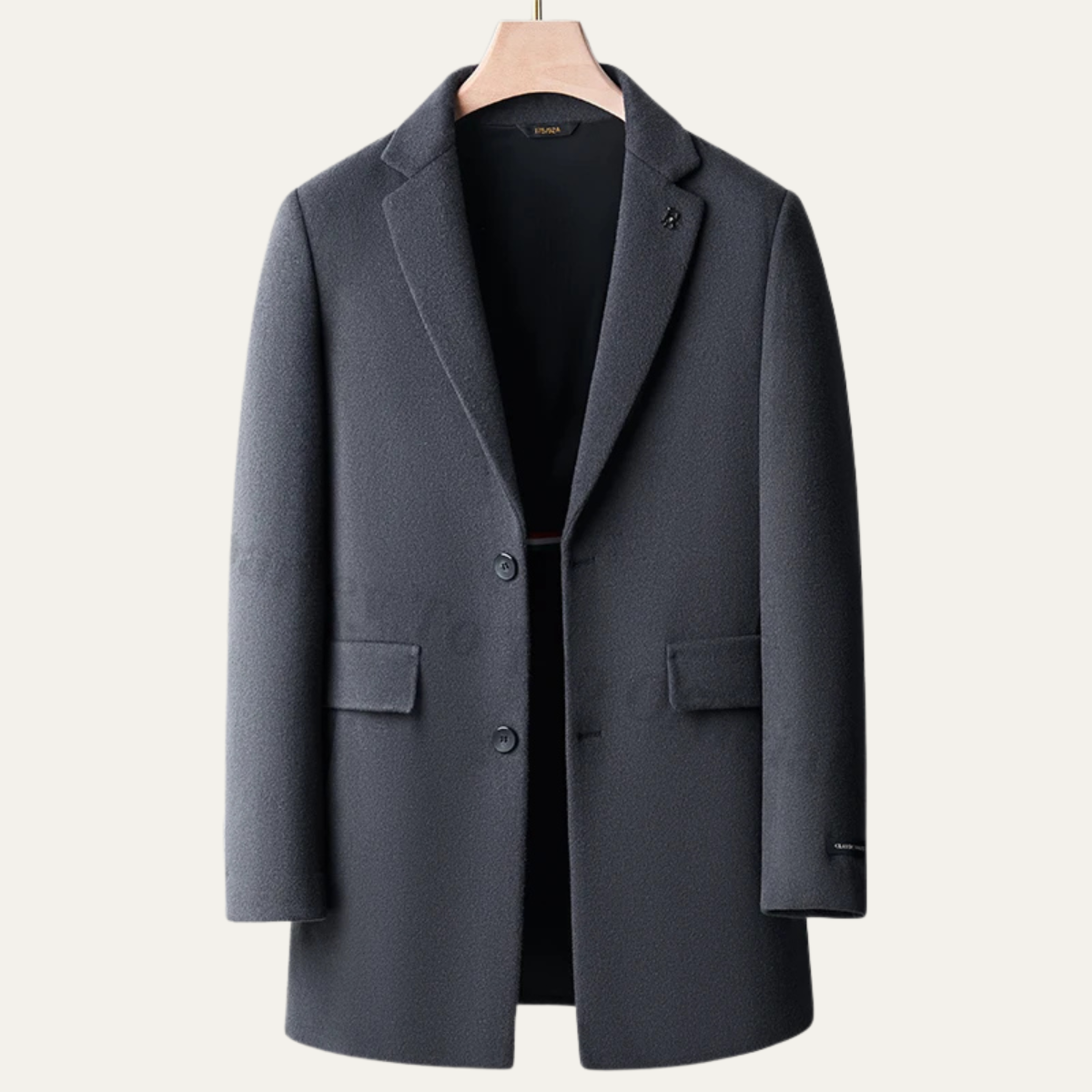 Axel | Men's Smart Casual Overcoat Black