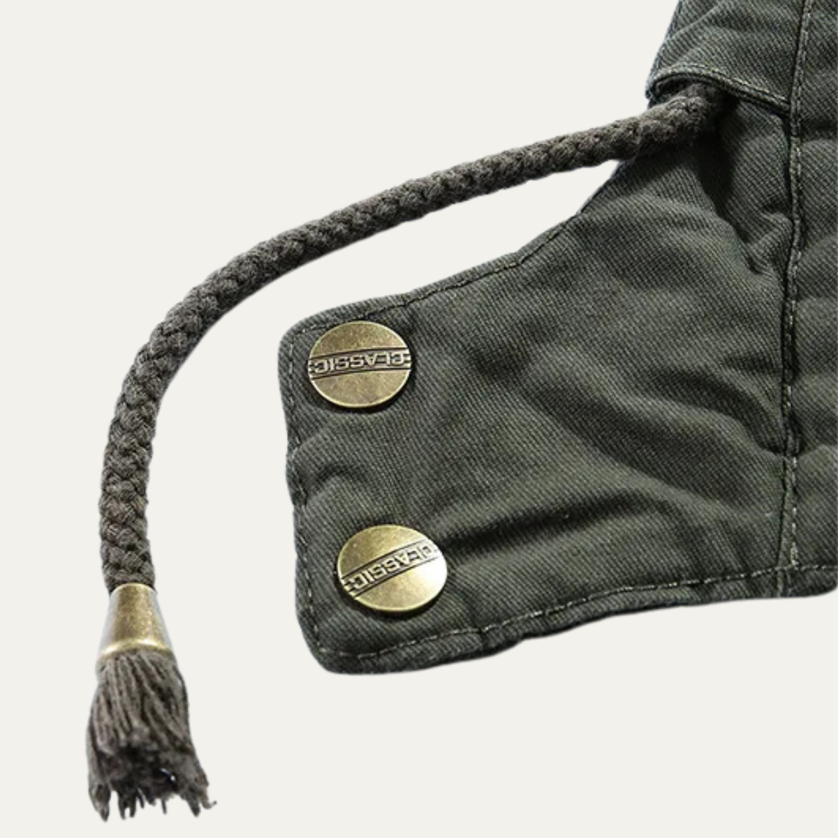 Vane | Men's Casual Hooded Puffer Jacket Olive