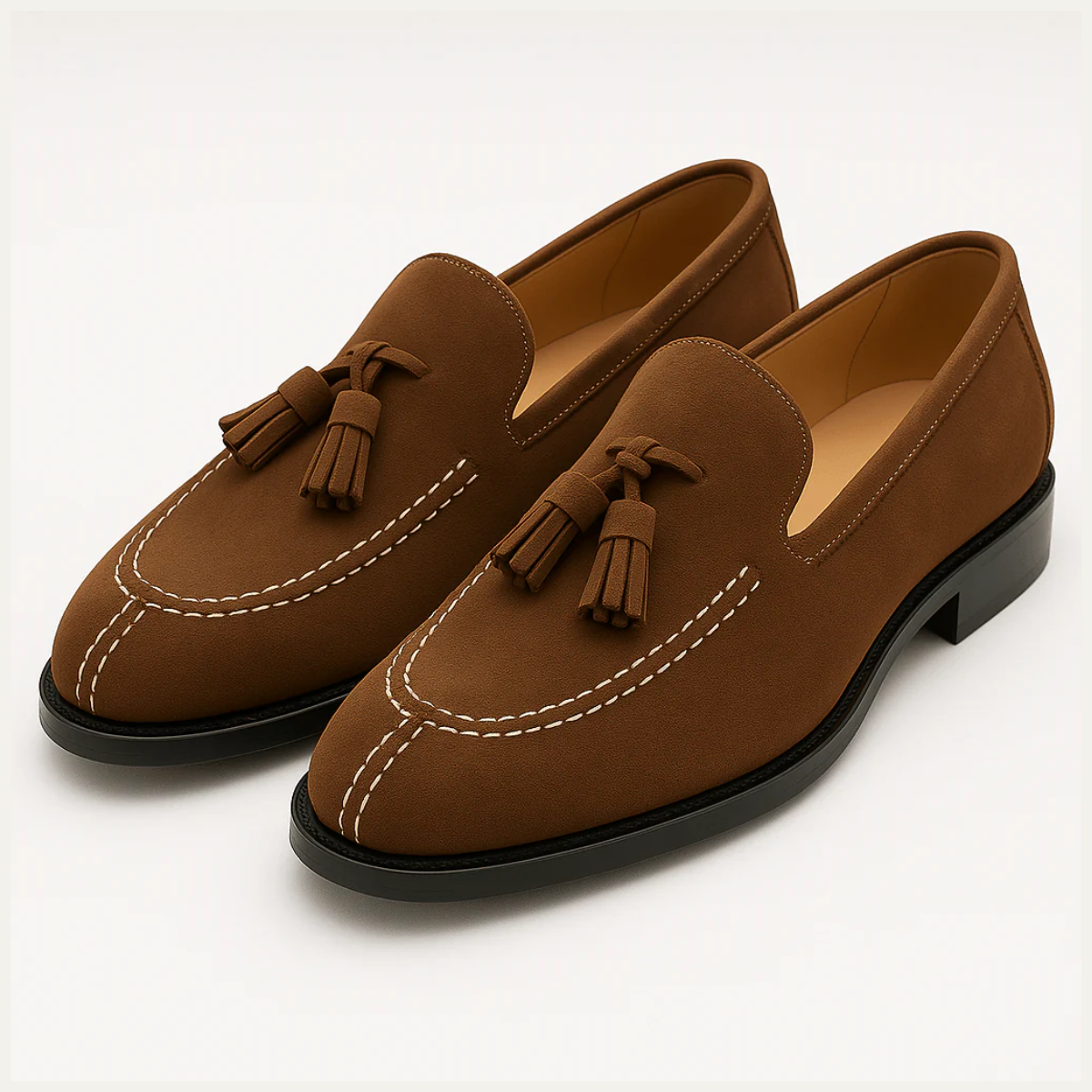 Livorno | Men's Suede Tassel Loafer