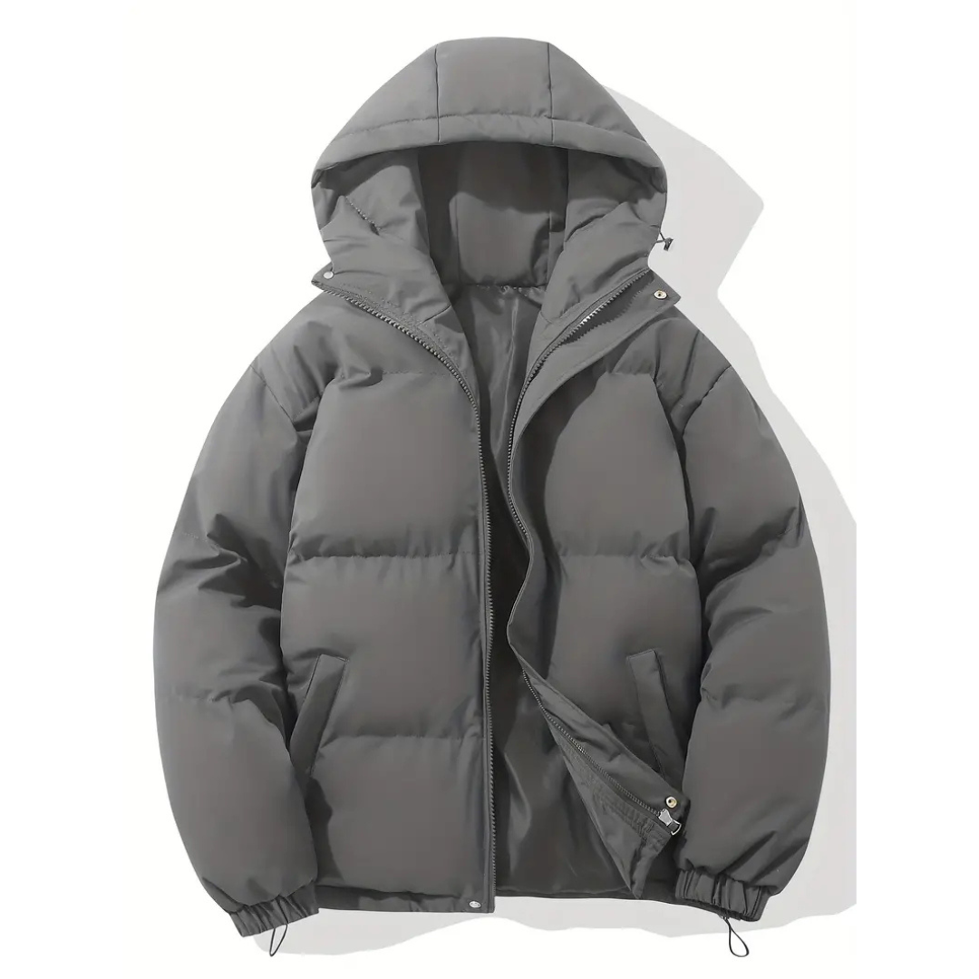 Faye | Women's Puffer Jacket Pink Hooded Quilted Windbreaker