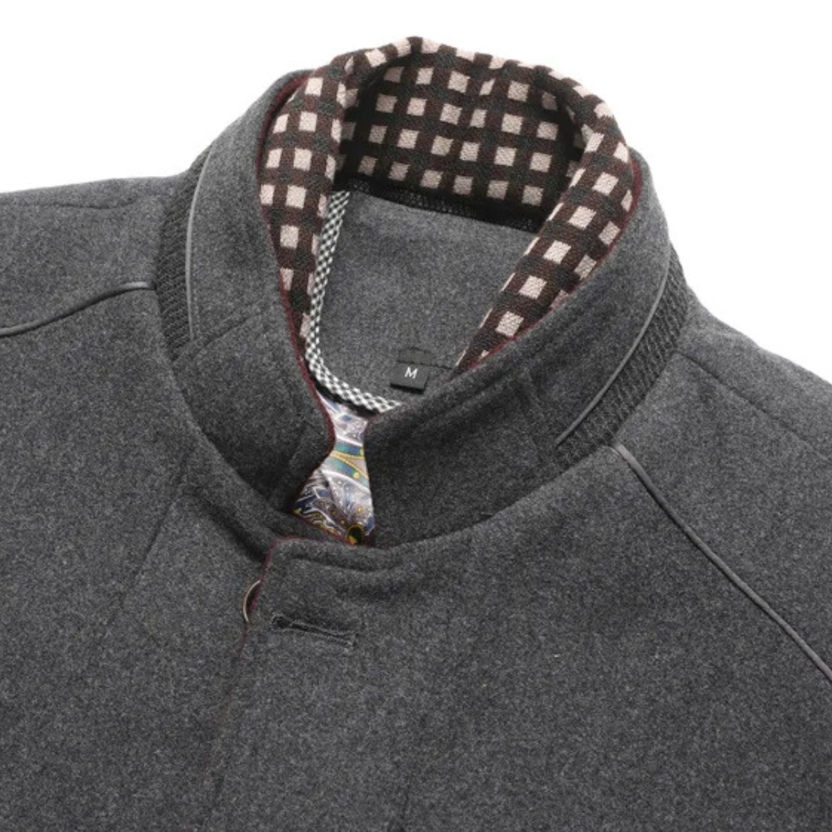 Callum | Men's Smart Casual Wool Overcoat Gray