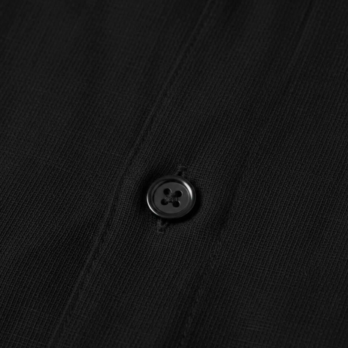 Sage | Men's Camp Collar Shirt Black Short Sleeve