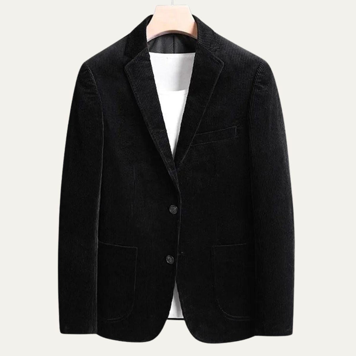 Beau | Men's Corduroy Blazer Brown Casual Button Up
