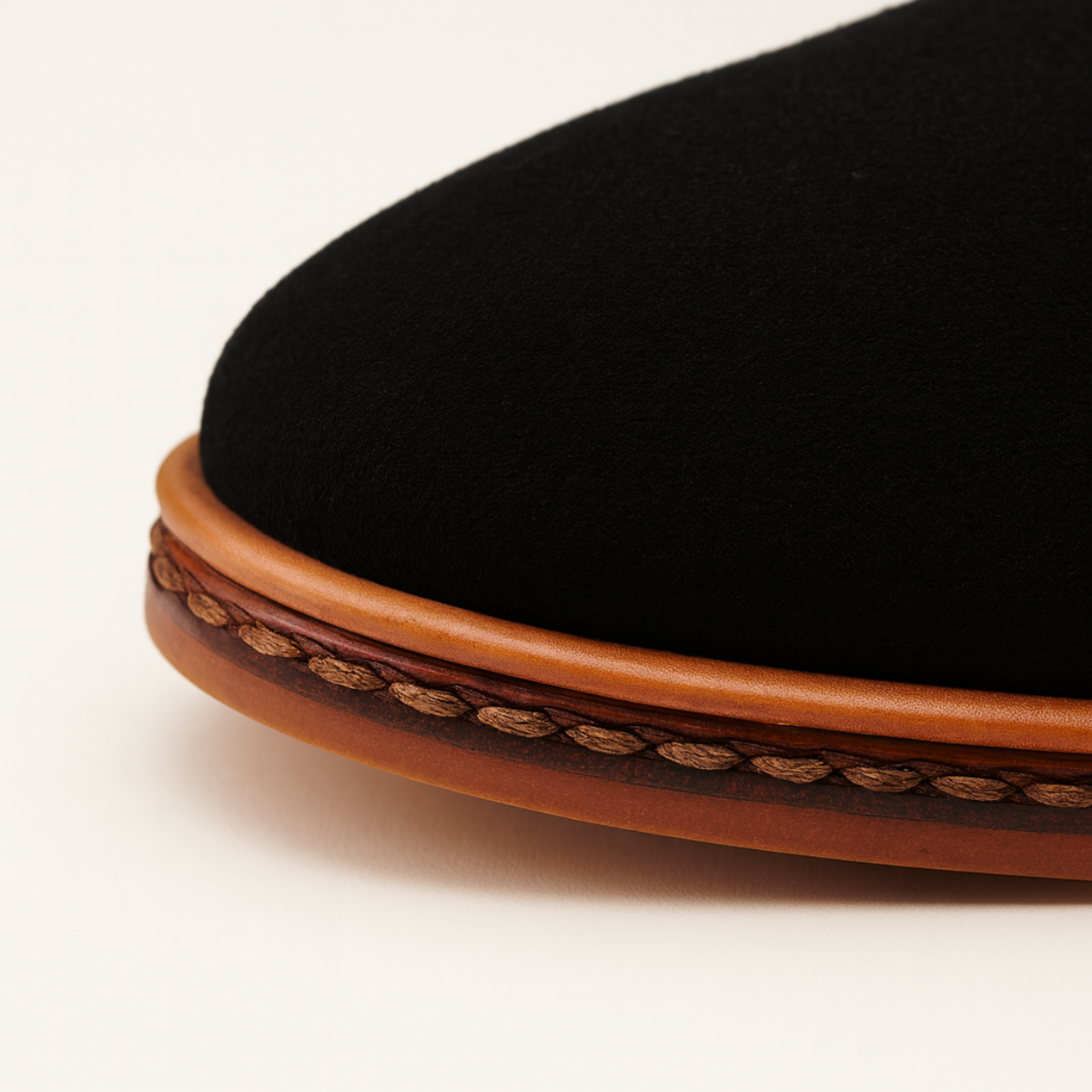 Stella | Men's Suede Oxford Shoes Black Lace Up