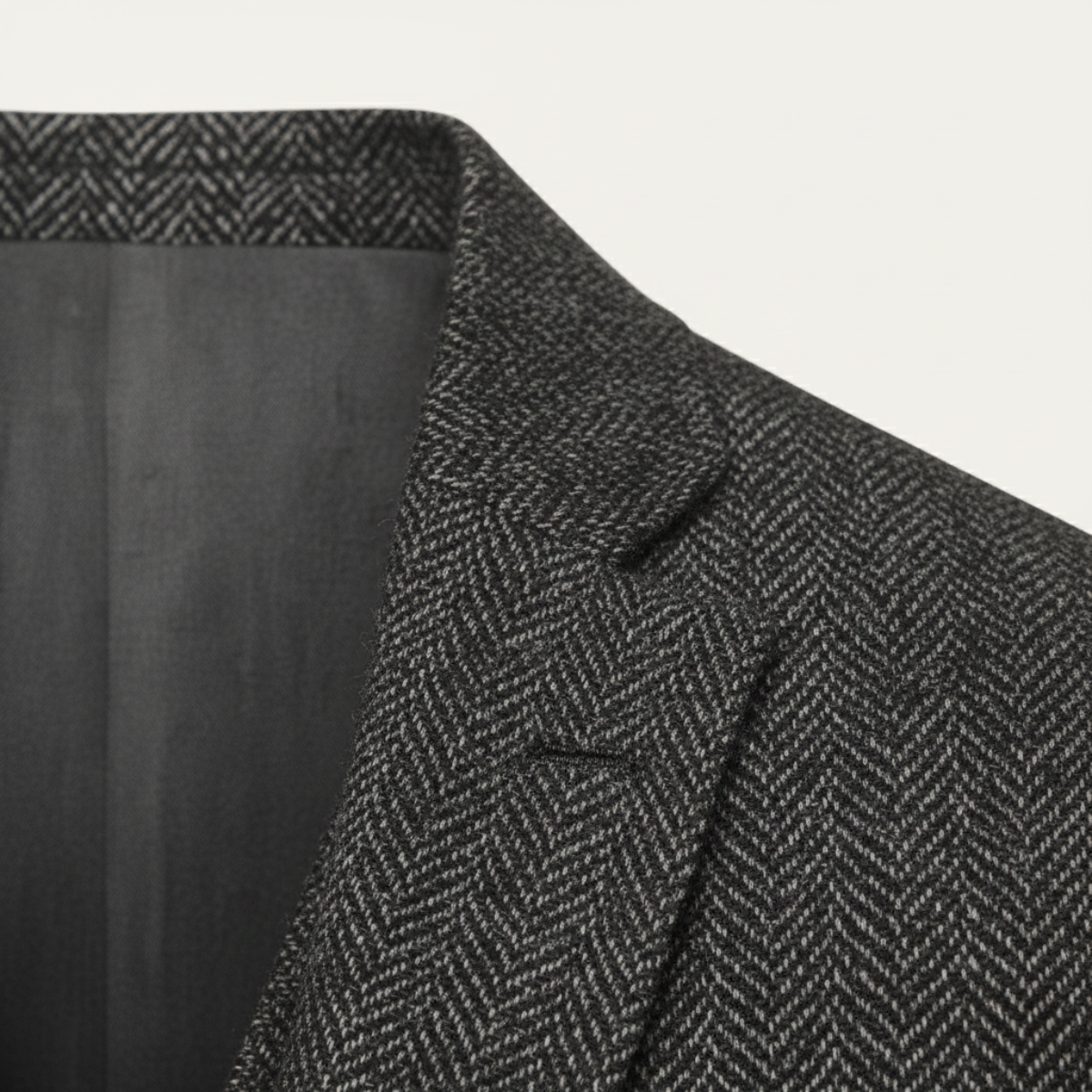 Everett | Men's Tweed Suit Gray Herringbone Three Piece