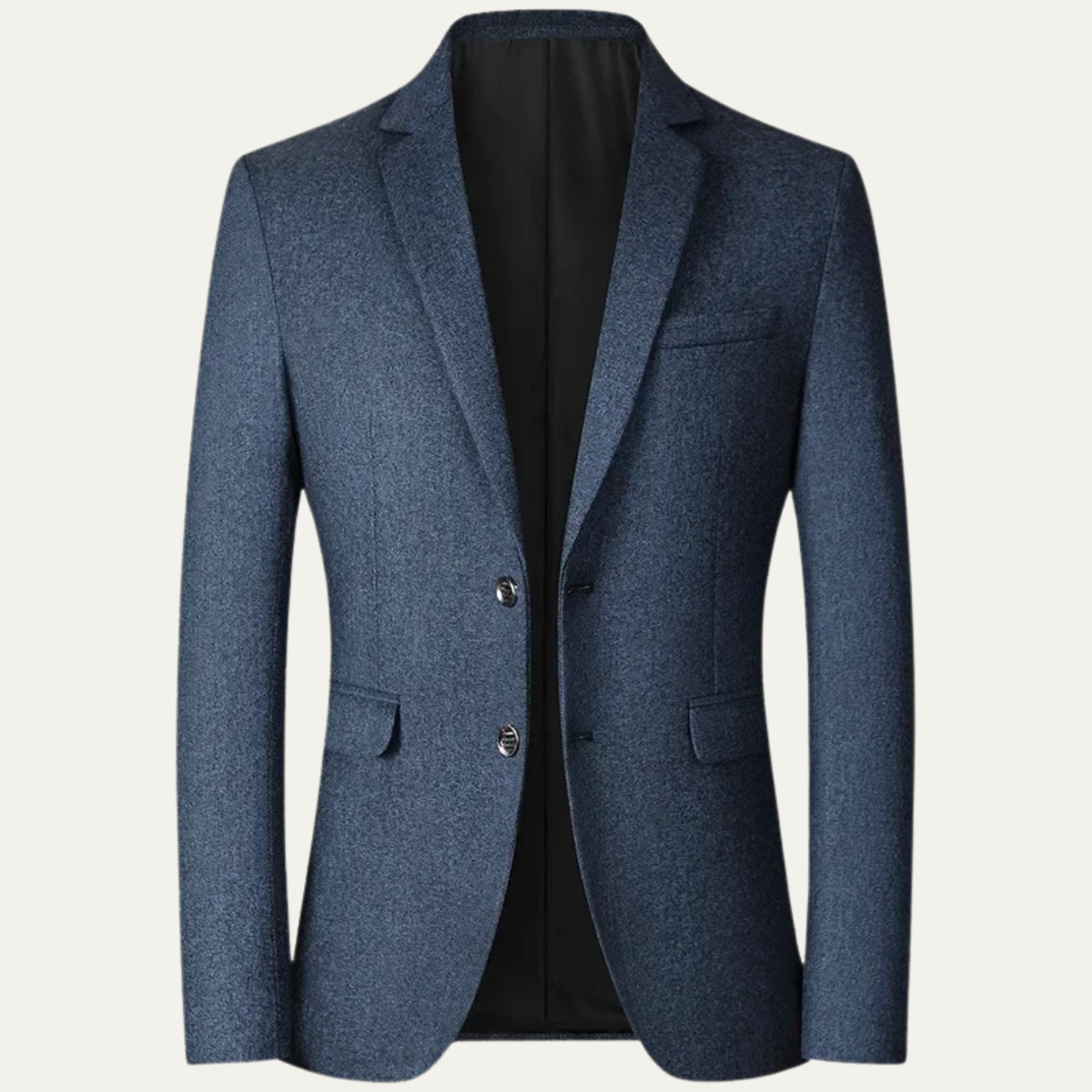 Callum | Men's Smart Casual Slim Fit Blazer Blue Heather