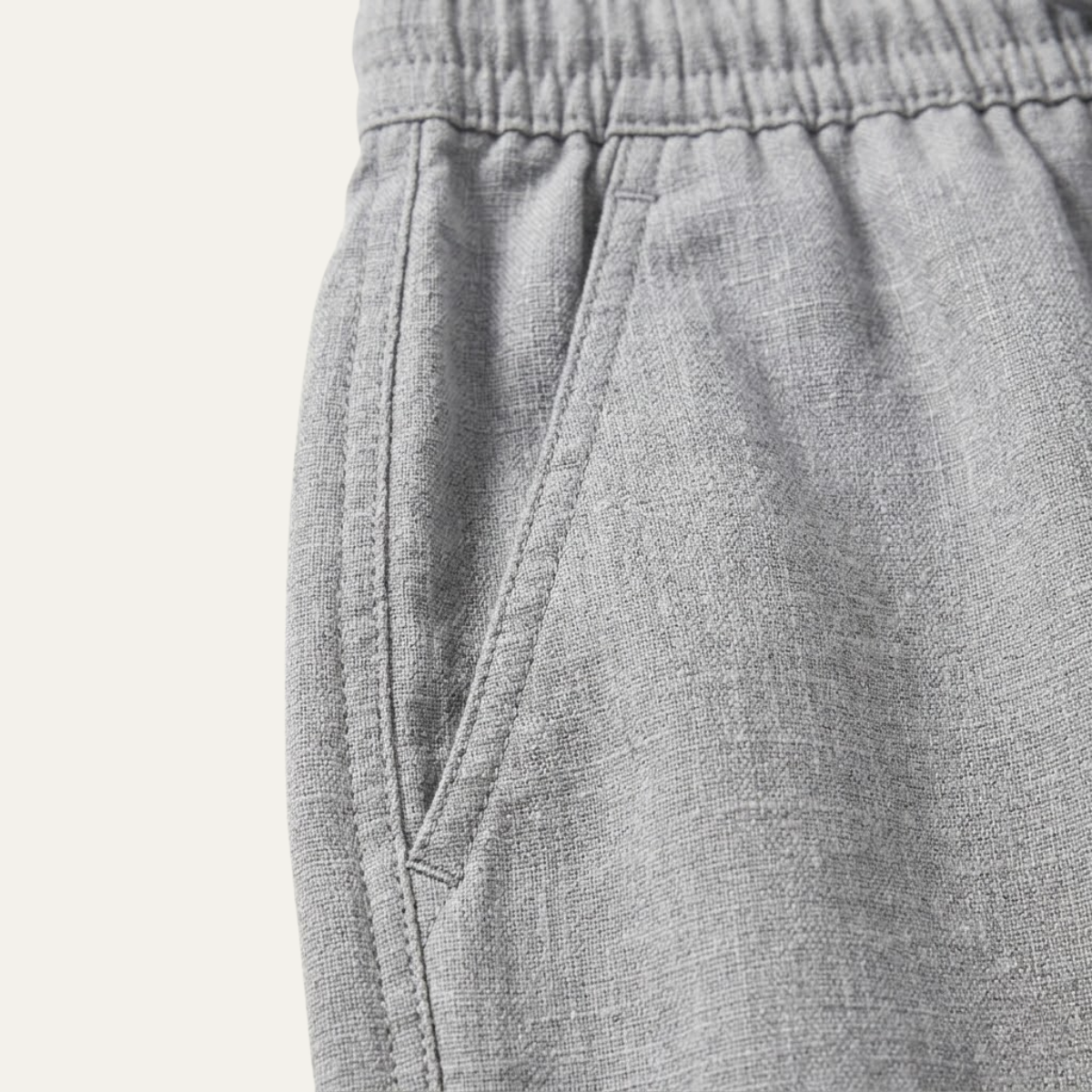 Rhys | Men's Relaxed Linen Lounge Set Gray