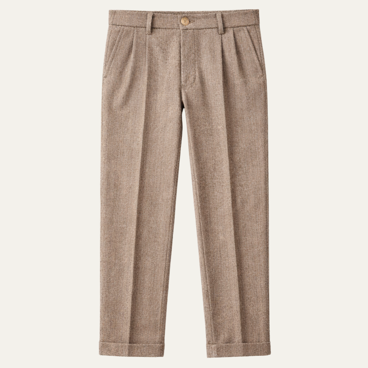 Axel | Men's Tailored Dress Pants Beige