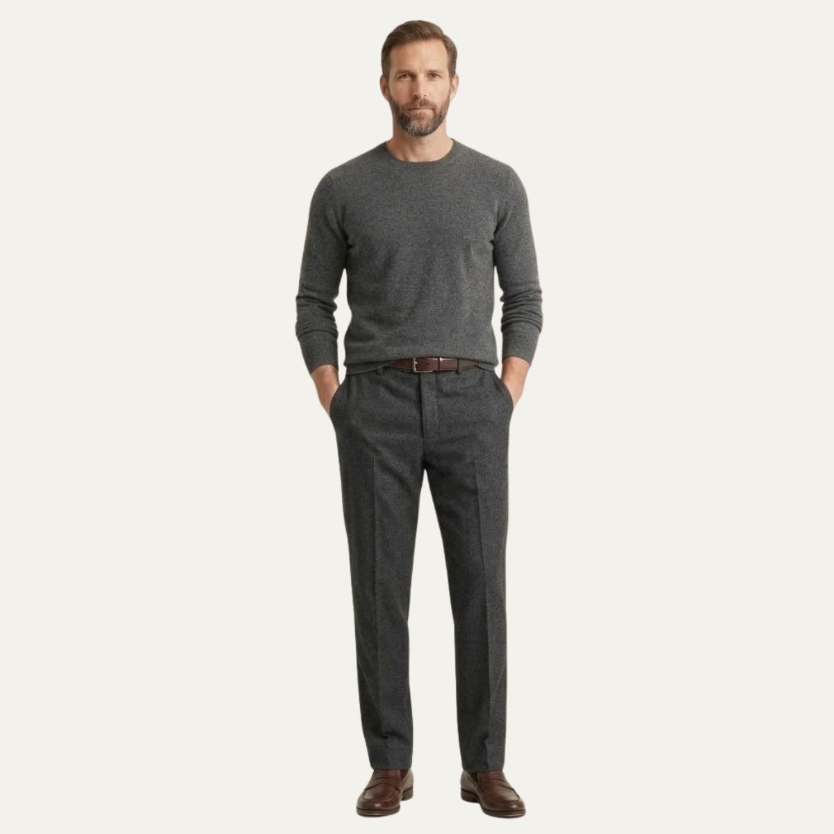 Sage | Men's Tailored Dress Pants Black