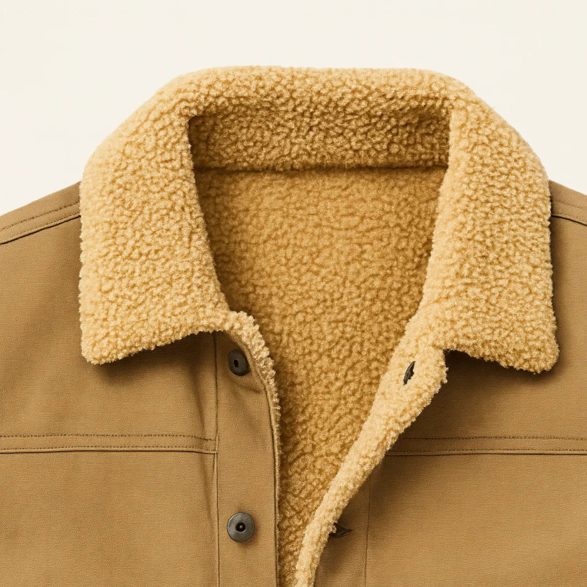 Jude | Men's Sherpa Lined Denim Jacket Black