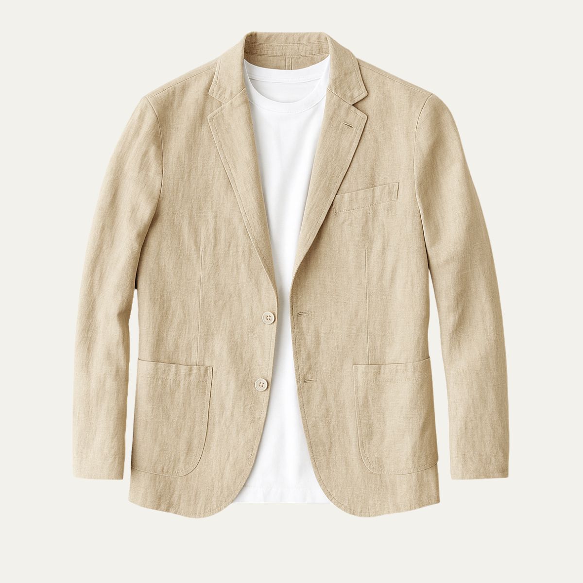 Callum | Men's Casual Linen Blazer Charcoal Gray