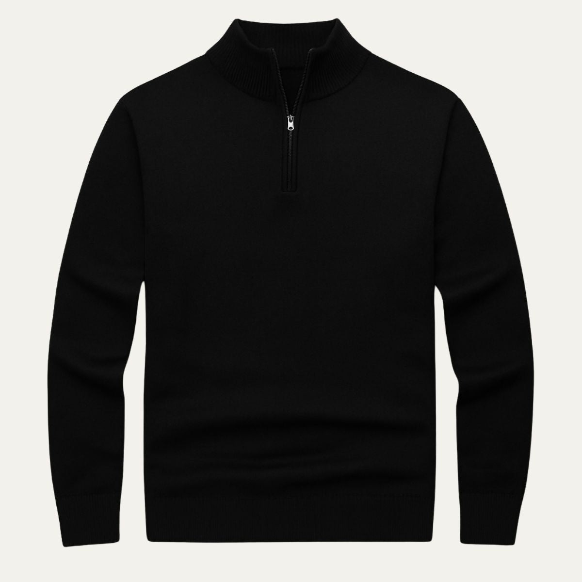 Nash | Men's Quarter Zip Sweater Gray