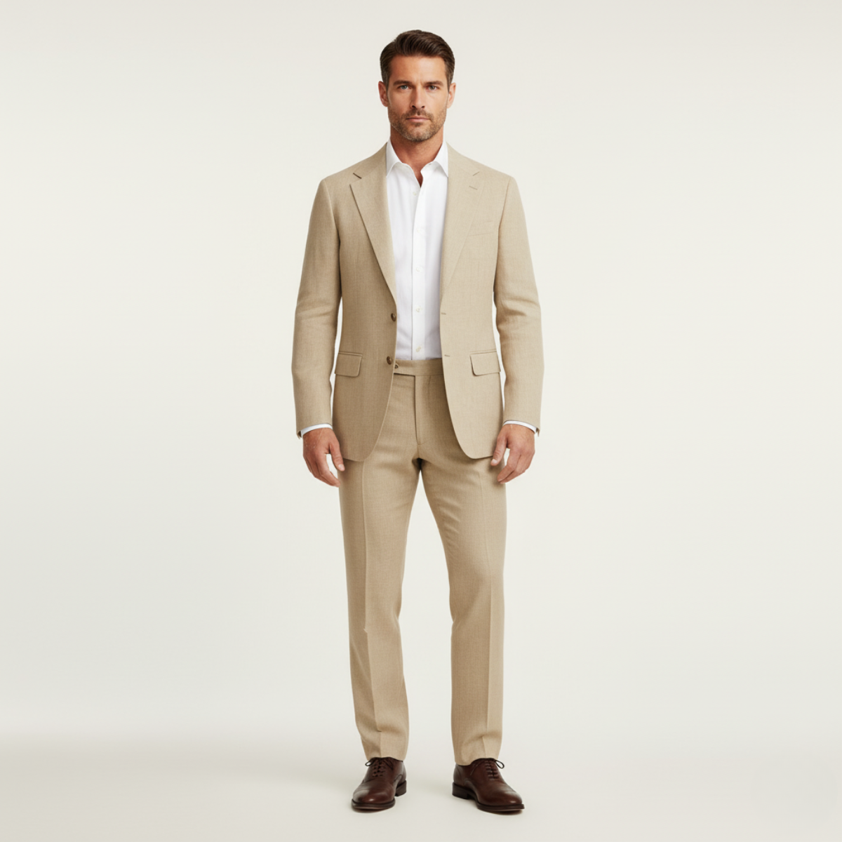 Axel | Men's Gray Suit Two Piece Tailored Formal