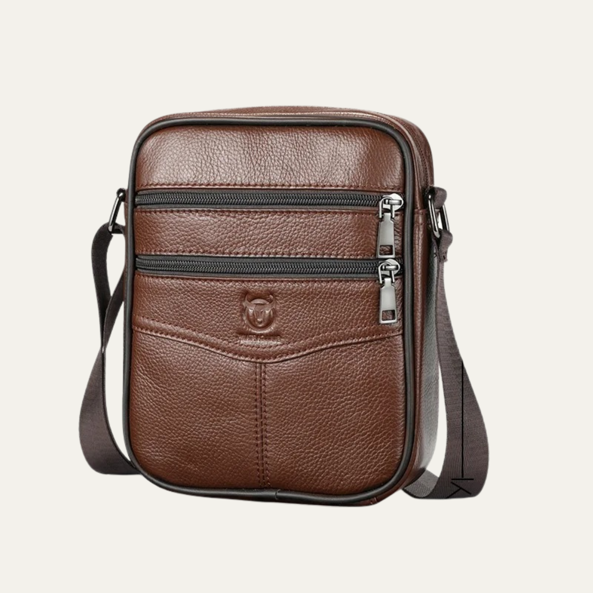Toulouse Men's Casual Leather Crossbody Bag