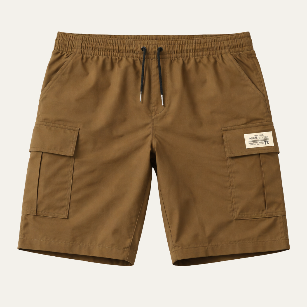 Beau | Men's Cargo Shorts Olive Lightweight Multi Pocket